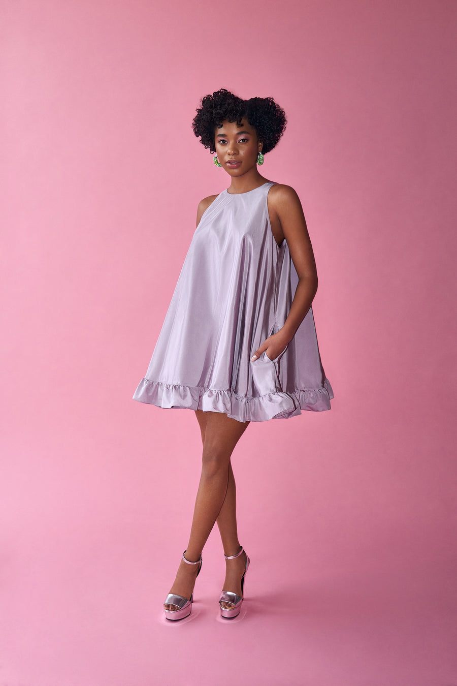 Lavender Whip Dress